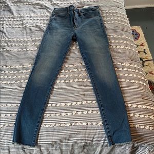 A&F ultra high rise super skinny jeans